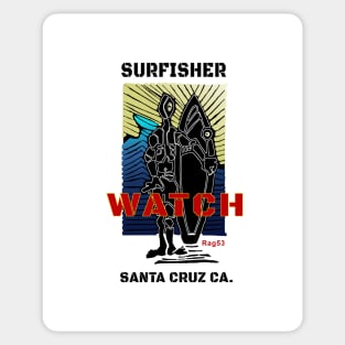 Surf Santa Cruz California Sticker